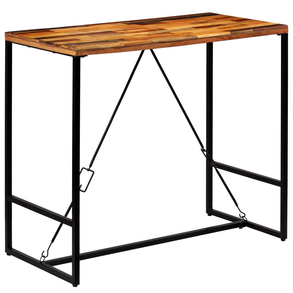 Mesa De Bar De Madera Maciza Reciclada