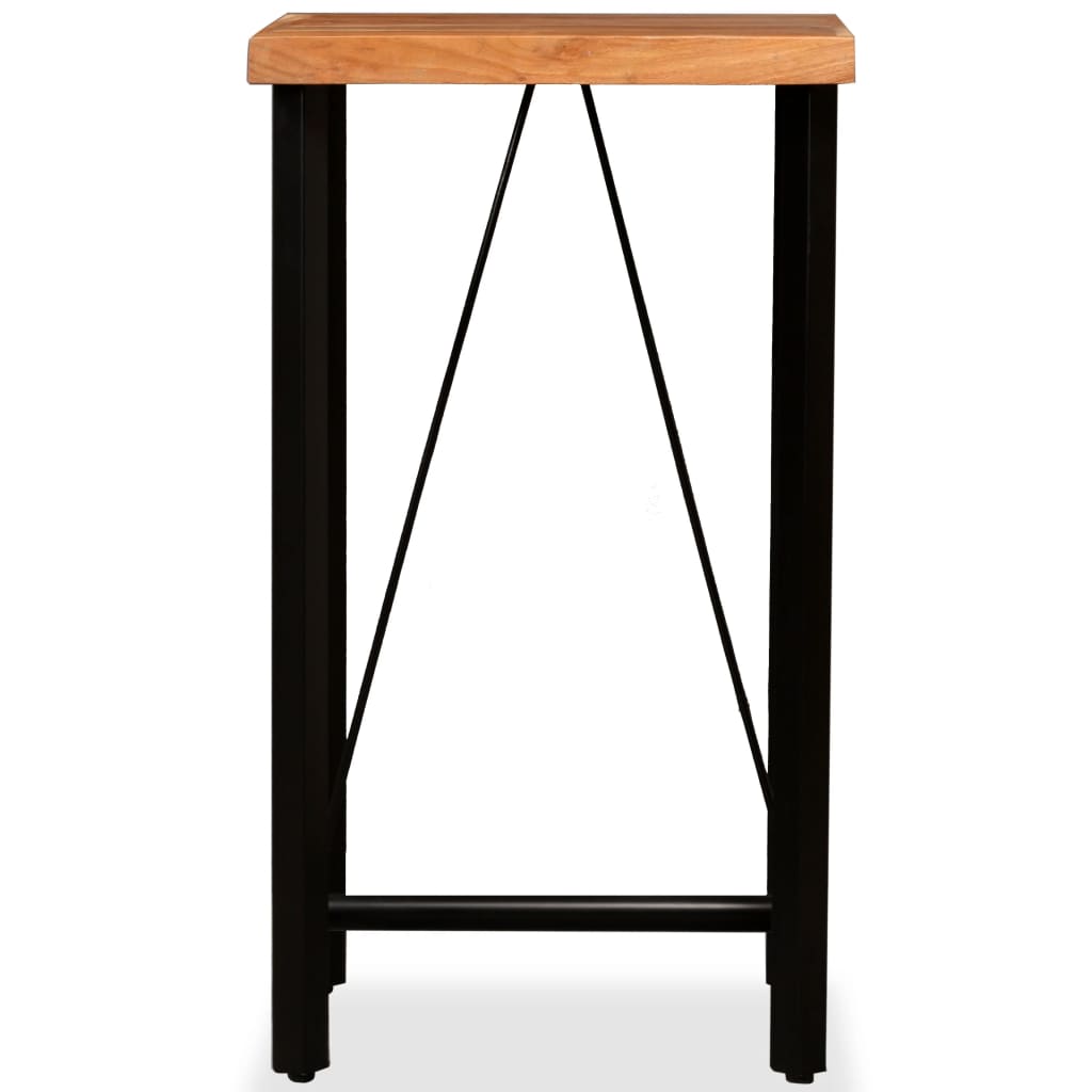 Set De Muebles De Bar 3 Piezas Acacia Y Madera Reciclada