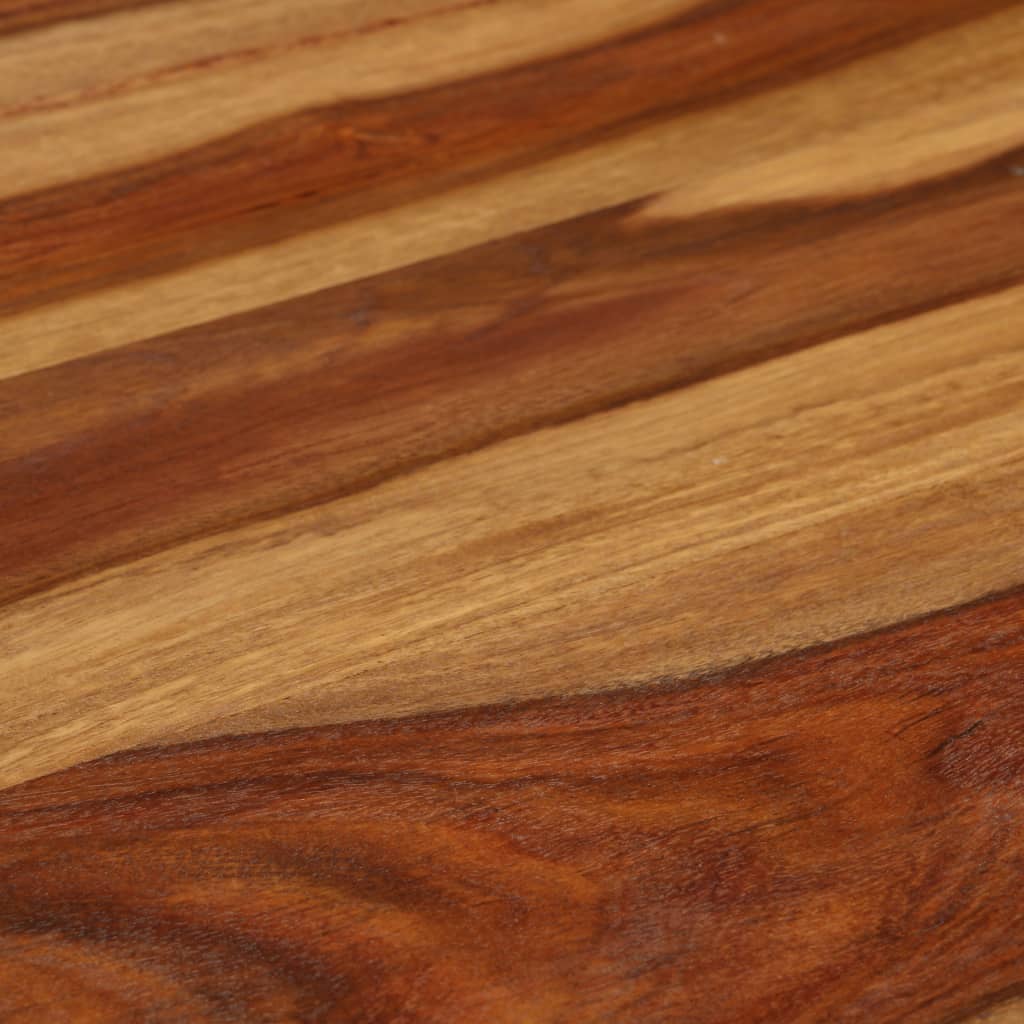 Mesa De Centro Madera Maciza Acacia Acabado Miel 110X50X37 Cm
