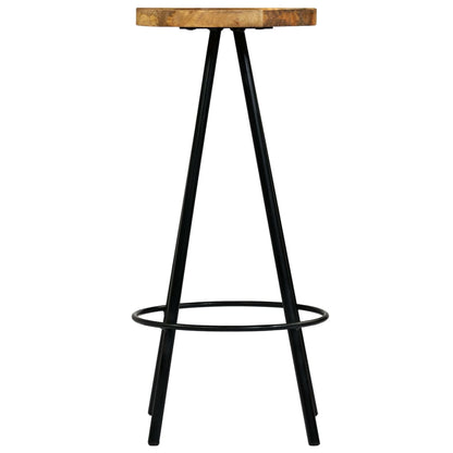 Taburetes De Barra De Cocina 4 Unidades Madera Maciza De Mango