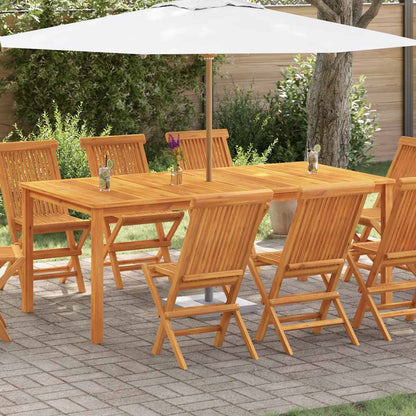 Mesa De Jardín Madera Maciza De Acacia