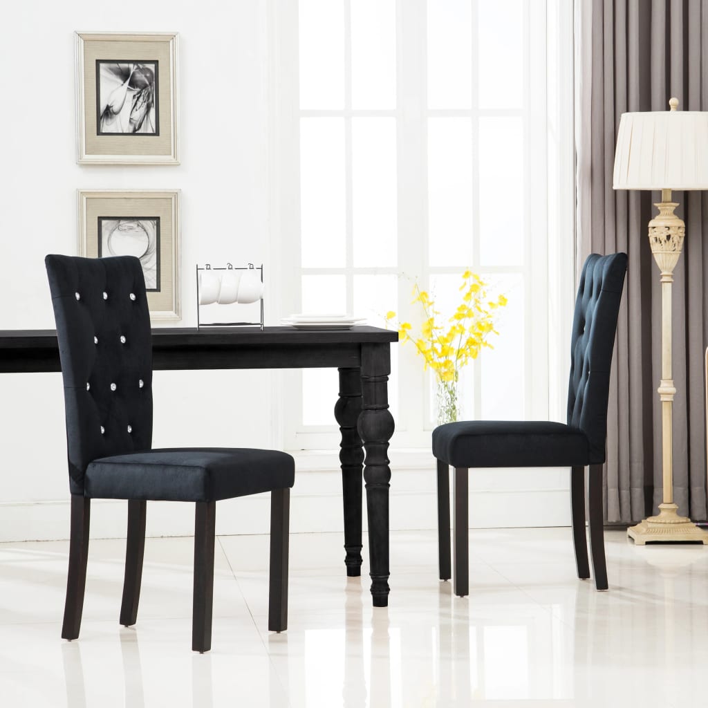 Sillas De Comedor 4 Unidades Terciopelo