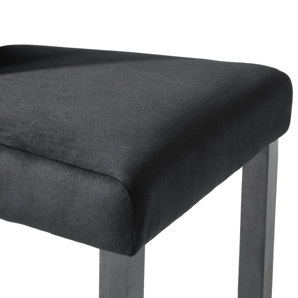 Sillas De Comedor 4 Unidades Terciopelo