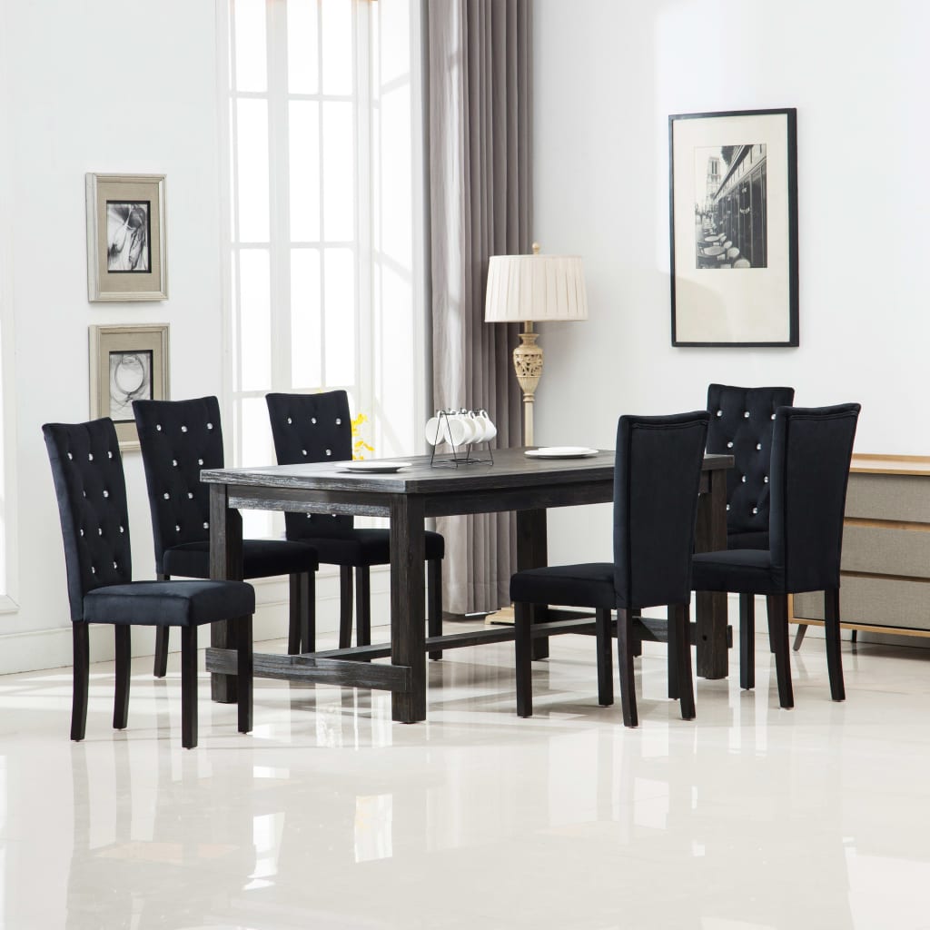 Sillas De Comedor 4 Unidades Terciopelo