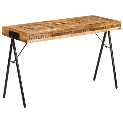 Escritorio De Madera Maciza De Mango 118X50X75 Cm