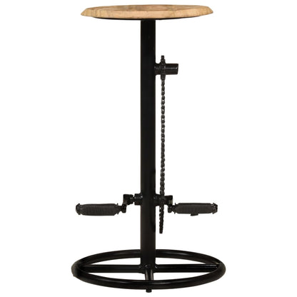 Taburetes De Barra De Cocina 2 Unidades Madera Maciza De Mango