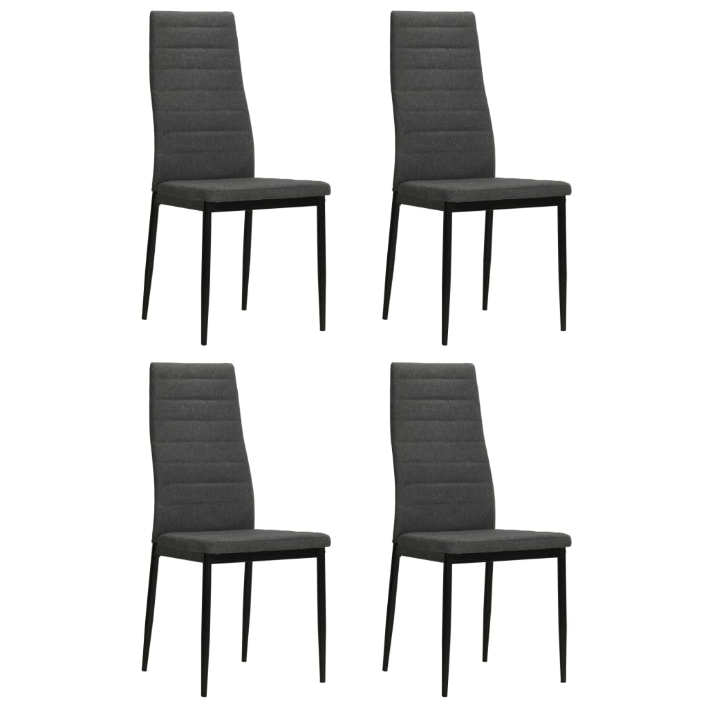 Sillas De Comedor 4 Unidades Tela
