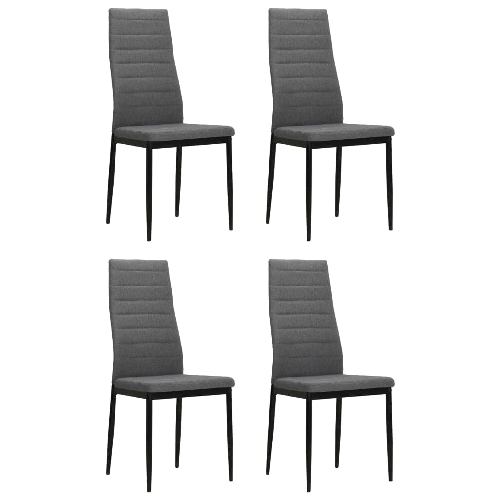 Sillas De Comedor 4 Unidades Tela