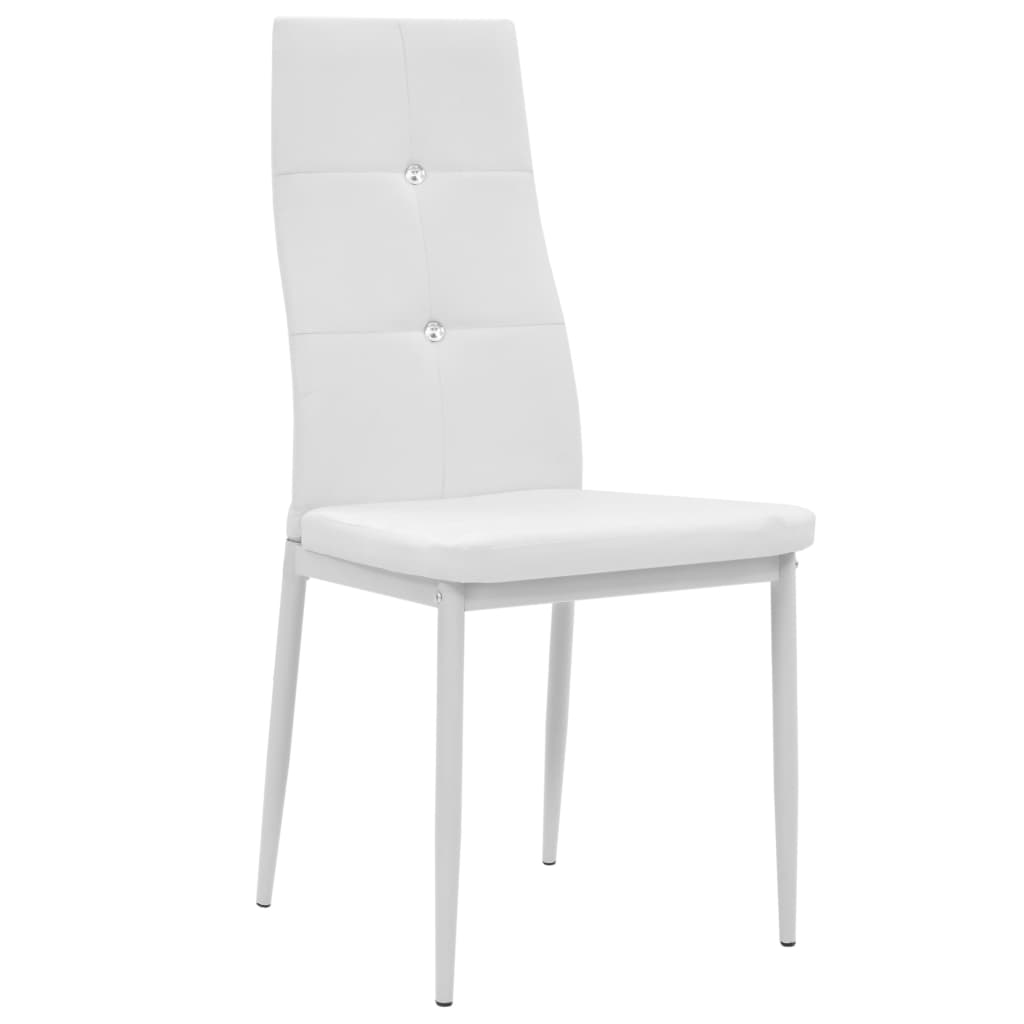 Sillas De Comedor 4 Unidades Cuero Sintético
