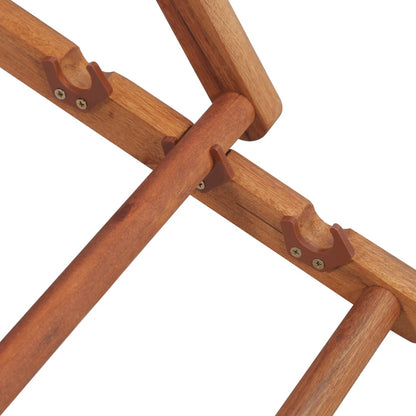 Silla De Playa Plegable De Tela Y Estructura De Madera Roja