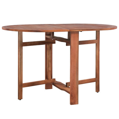 Mesa De Jardín De Madera De Acacia Maciza 120X70X74 Cm