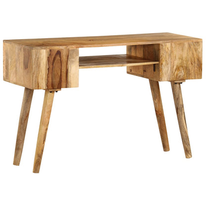 Escritorio De Madera Maciza De Mango 115X47X76 Cm