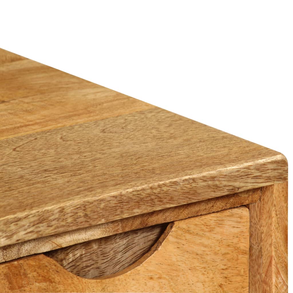 Escritorio De Madera Maciza De Mango 115X47X76 Cm