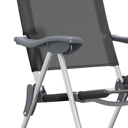 Sillas De Camping Plegables De Aluminio 2 Unidades
