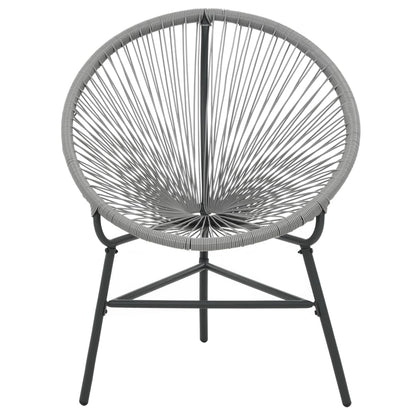Silla Redonda De Cuerdas De Jardín Ratán Sintético