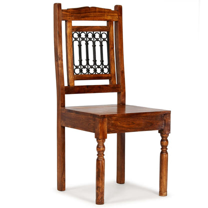 Sillas De Comedor 6 Unidades Madera Maciza Clásica