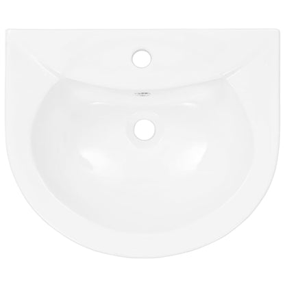 Lavabo De Pie De Cerámica Blanco 520X440X190 Mm