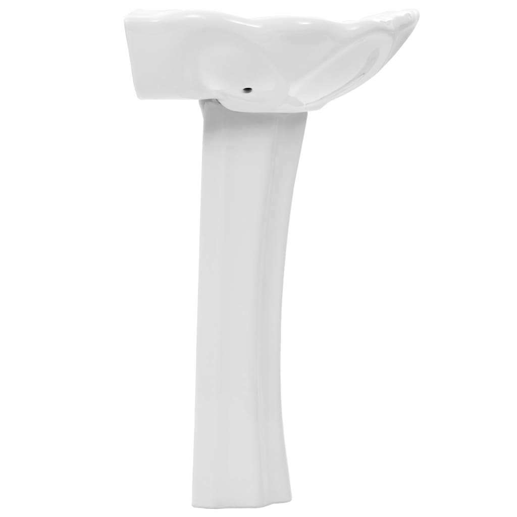 Lavabo De Pie De Cerámica Blanco 580X510X200 Mm