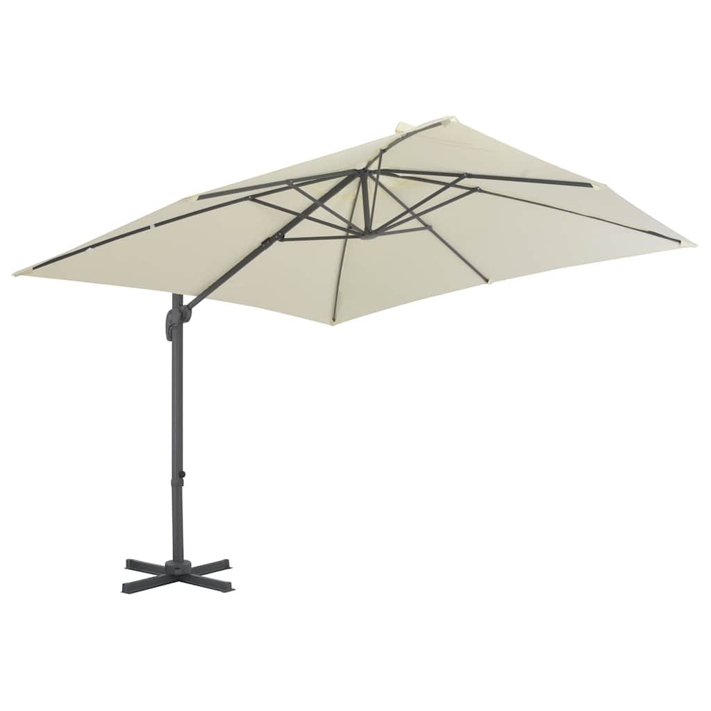Sombrilla De Jardín Voladiza Con Poste De Aluminio