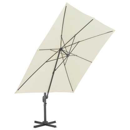 Sombrilla De Jardín Voladiza Con Poste De Aluminio