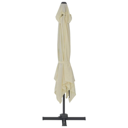 Sombrilla De Jardín Voladiza Con Poste De Aluminio