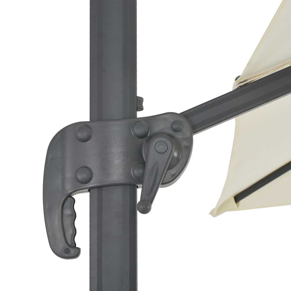 Sombrilla De Jardín Voladiza Con Poste De Aluminio