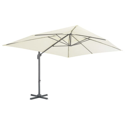 Sombrilla De Jardín Voladiza Con Poste De Aluminio