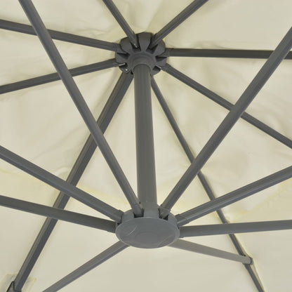 Sombrilla De Jardín Voladiza Con Poste De Aluminio