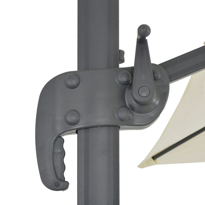 Sombrilla De Jardín Voladiza Con Poste De Aluminio