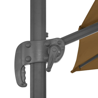 Sombrilla Jardín Voladiza Con Palo De Aluminio Taupe