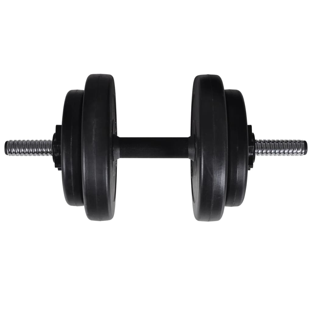 Banco De Entrenamiento Con Juego De Barras Y Mancuernas 60,5 Kg
