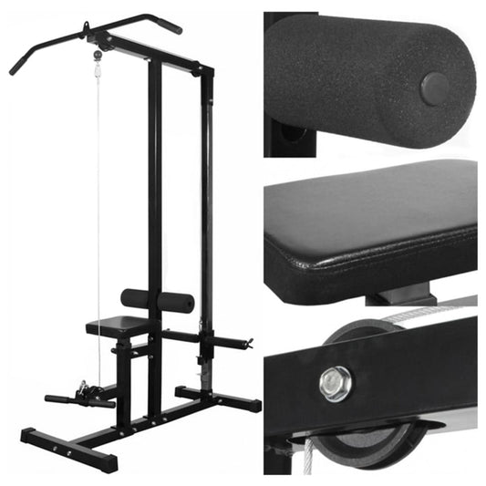Máquina Musculación Power Tower Con Pesas Y Mancuernas