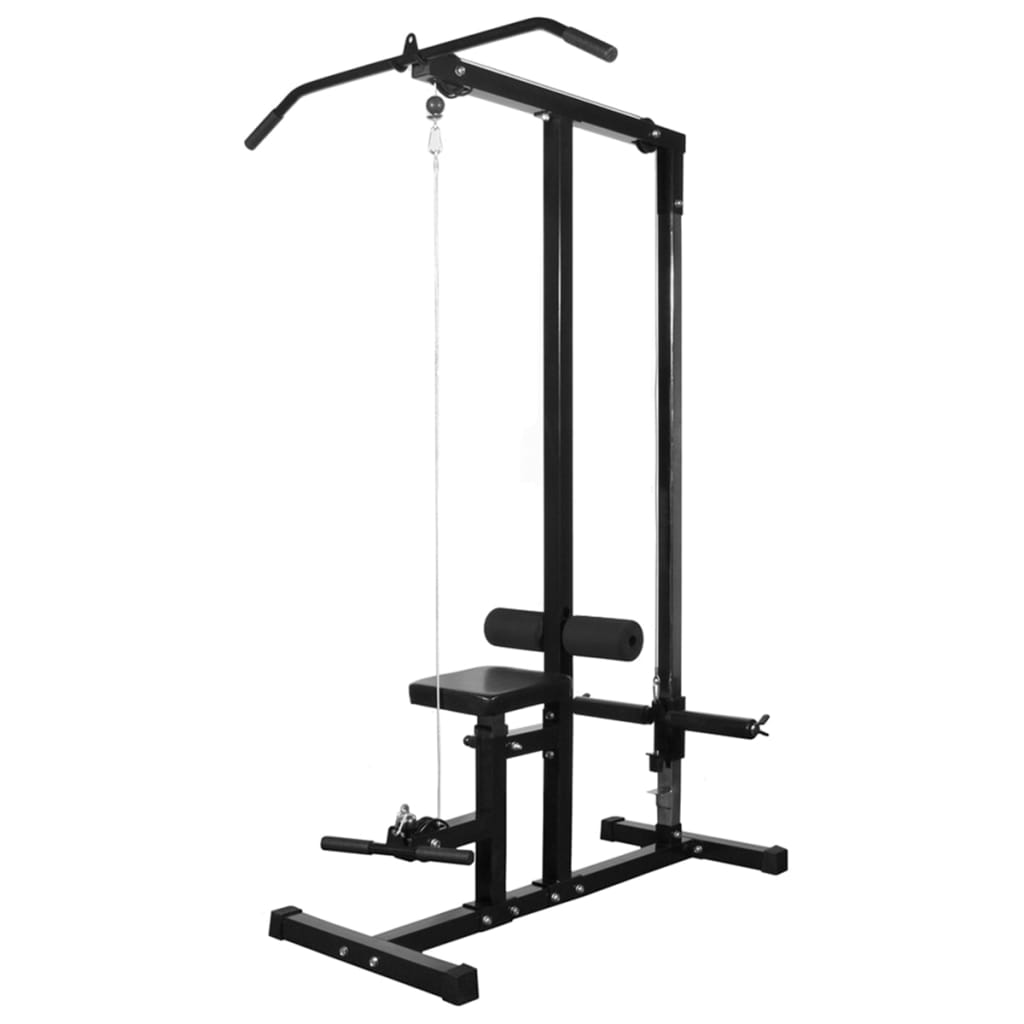 Máquina Musculación Power Tower Con Pesas Y Mancuernas