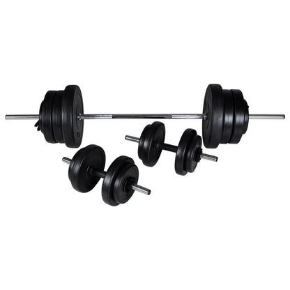 Banco De Entrenamiento Con Soporte De Pesas Y Mancuernas 60,5Kg