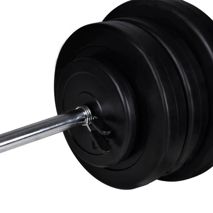Banco De Entrenamiento Con Soporte De Pesas Y Mancuernas 60,5Kg