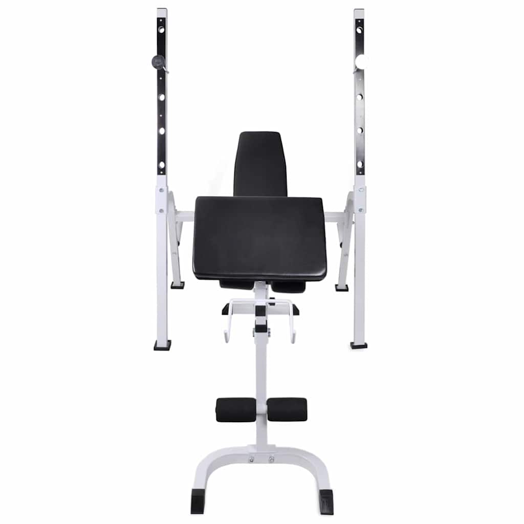 Banco De Entrenamiento Con Soporte De Pesas Y Mancuernas 60,5Kg