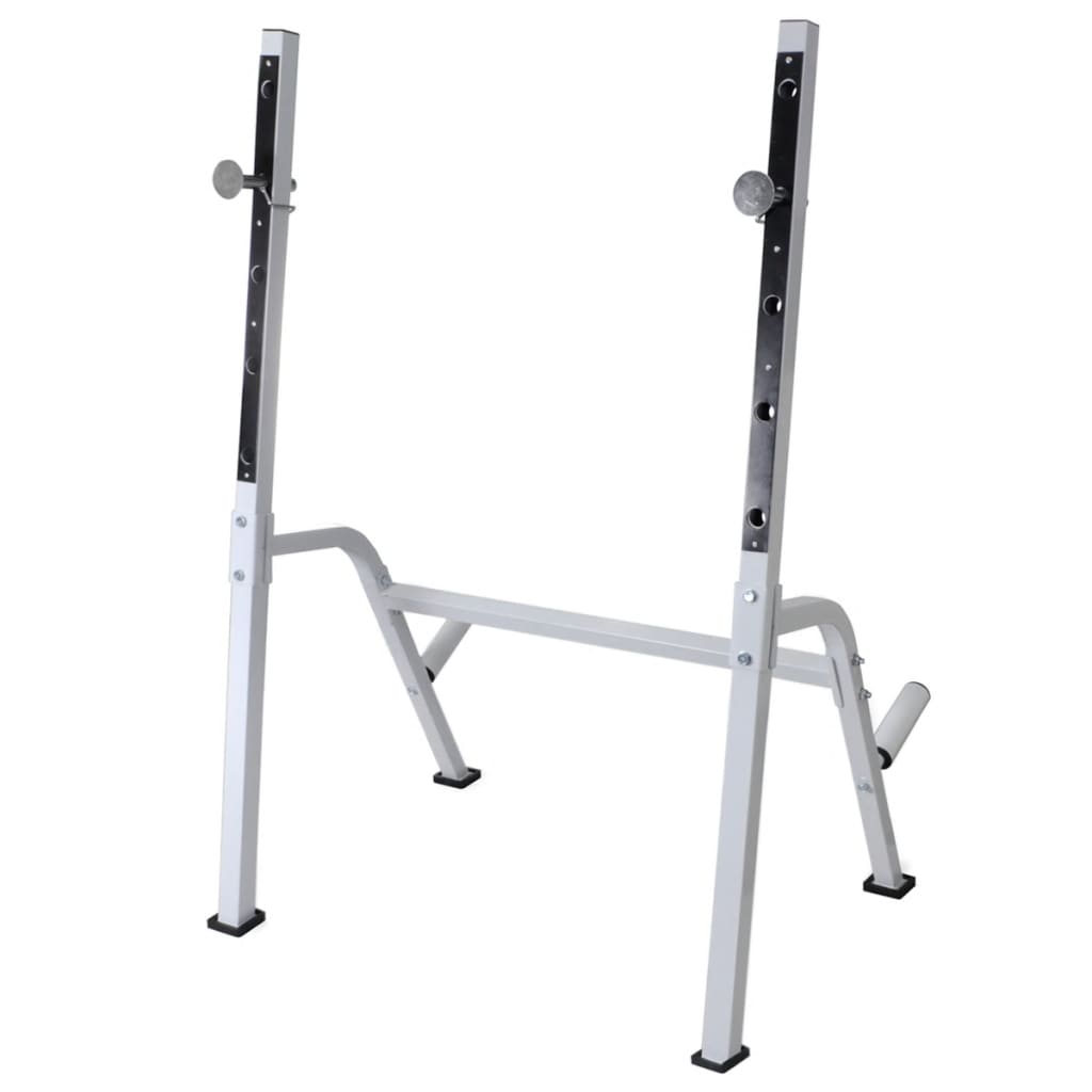 Banco De Entrenamiento Con Soporte De Pesas Y Mancuernas 60,5Kg