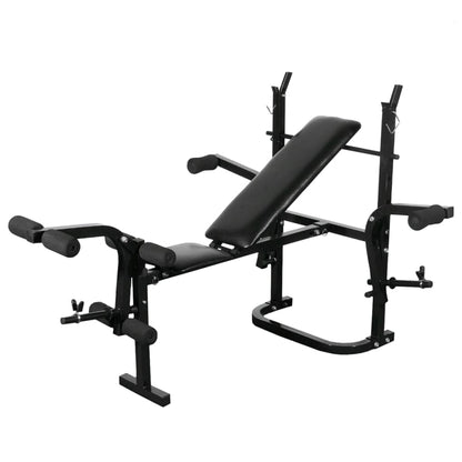 Banco De Musculación Barras Y Mancuernas 30,5 Kg