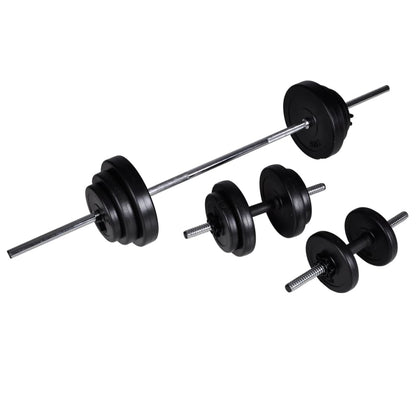 Banco De Musculación Barras Y Mancuernas 30,5 Kg