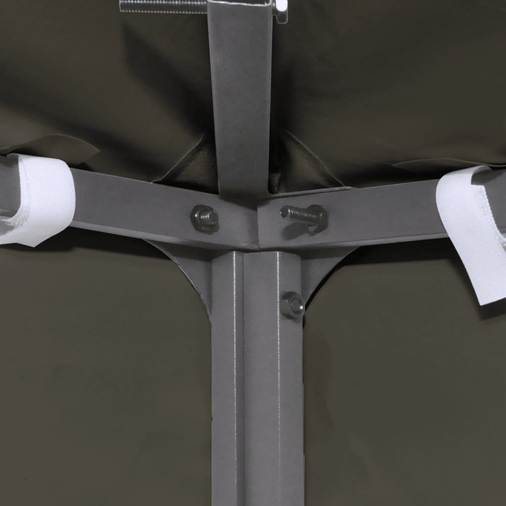 Toldo De Cenador 2 Niveles 310 G/M² 3X3 M Gris Topo