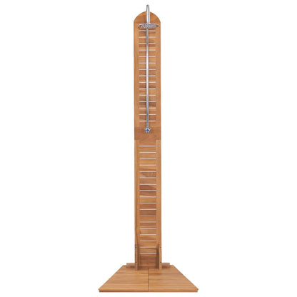 Ducha De Jardín Madera Maciza De Teca 70X75X204 Cm