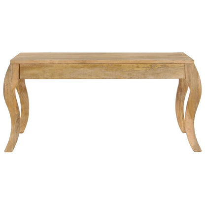 Mesa De Centro De Madera Maciza De Mango