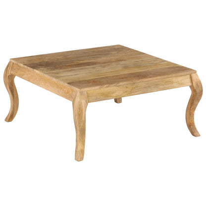 Mesa De Centro De Madera Maciza De Mango