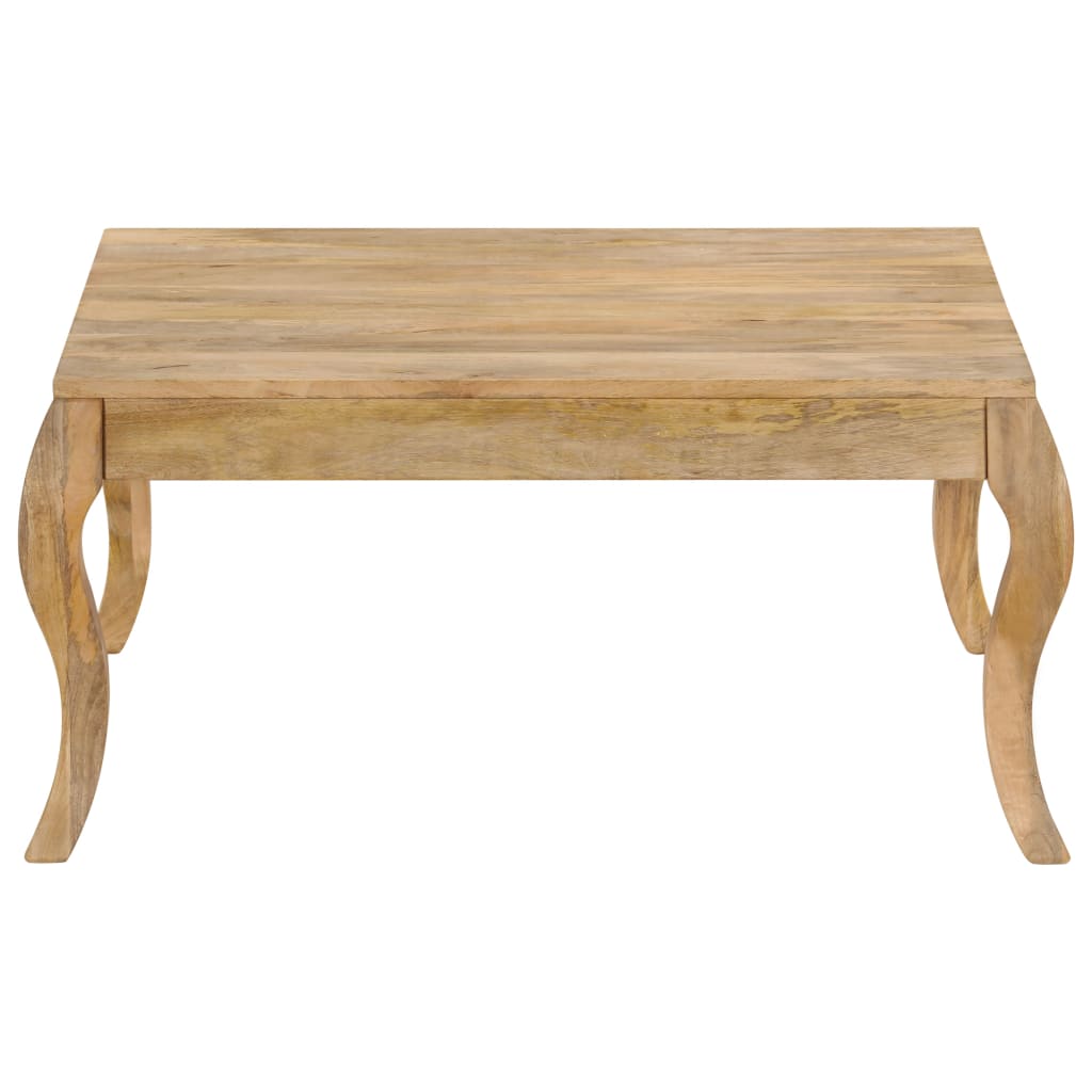 Mesa De Centro De Madera Maciza De Mango