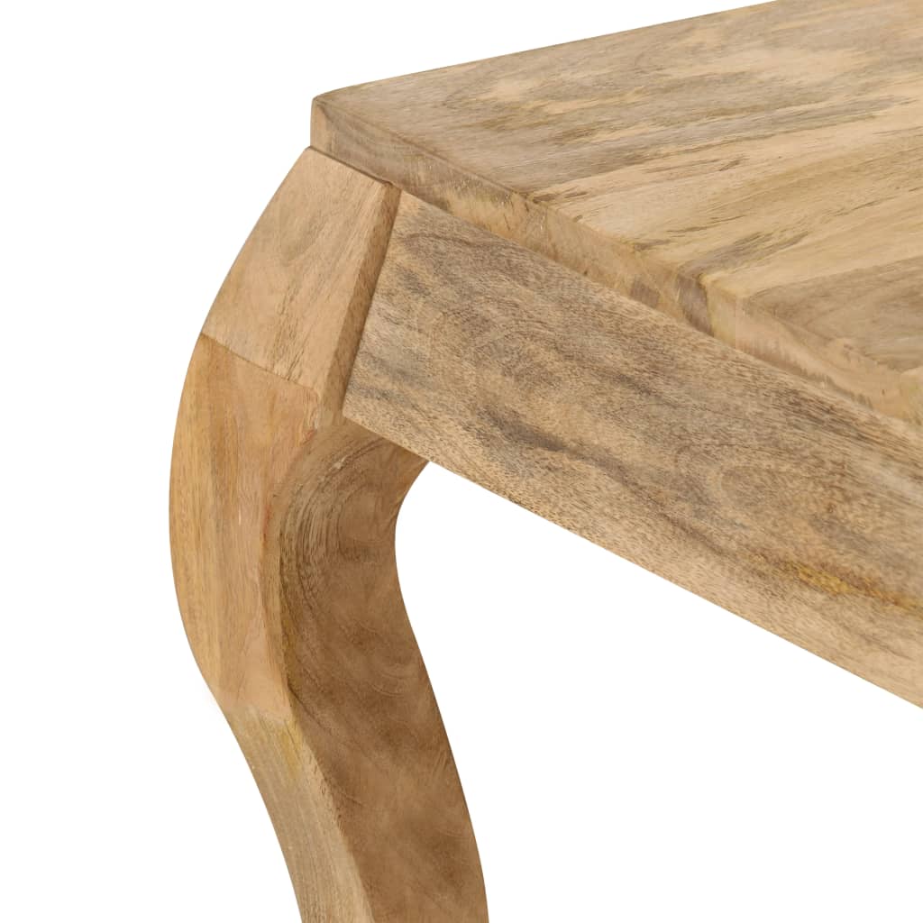 Mesa De Centro De Madera Maciza De Mango