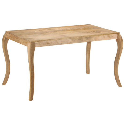 Mesa De Comedor De Madera Maciza De Mango