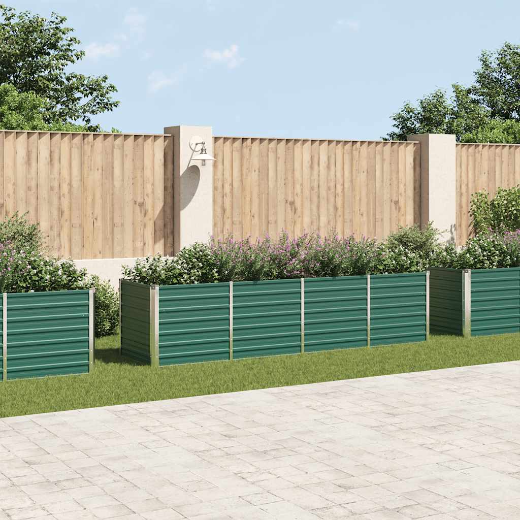 Jardinera Elevada De Acero Galvanizado