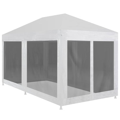 Carpa Para Fiestas 8 Paredes De Malla Hdpe Gris