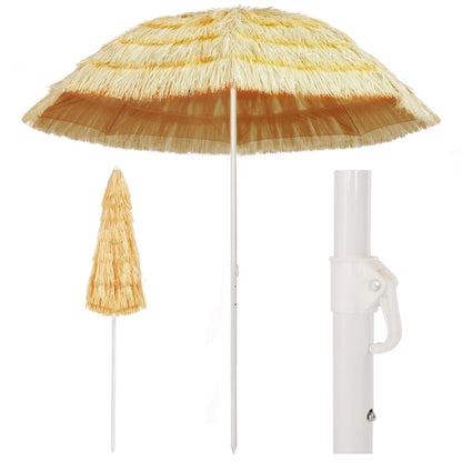 Sombrilla De Playa Estilo Hawaii Natural