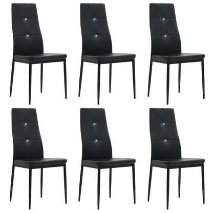 Sillas De Comedor 4 Unidades Cuero Sintético